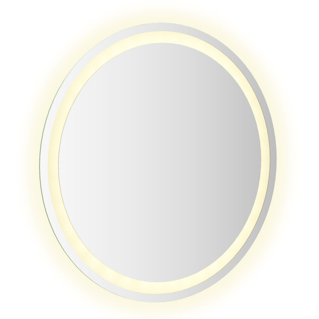 Specchio da bagno LED Trasparente Ø 60 cm vetro temperato