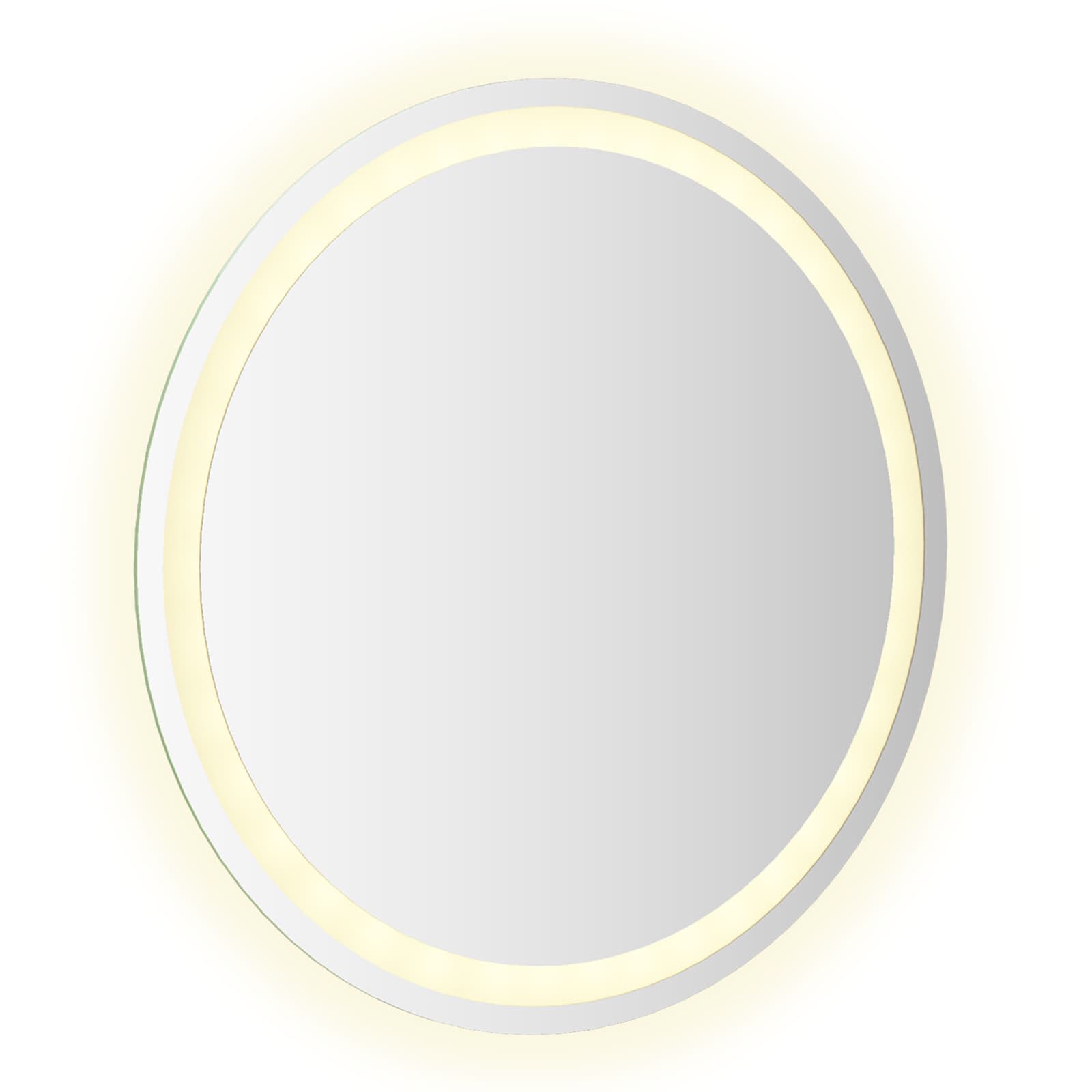 Specchio da bagno LED Trasparente Ø 60 cm vetro temperato