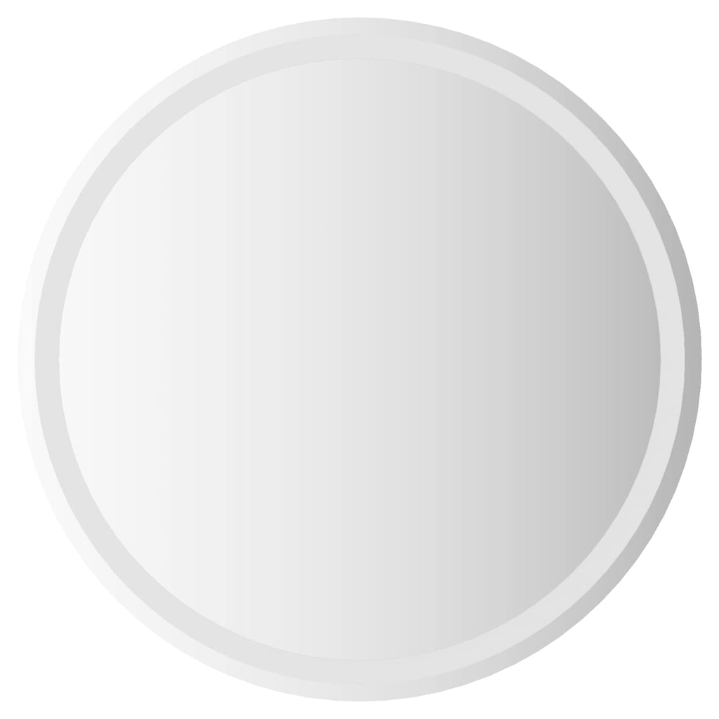 Specchio da bagno LED Trasparente Ø 70 cm vetro temperato