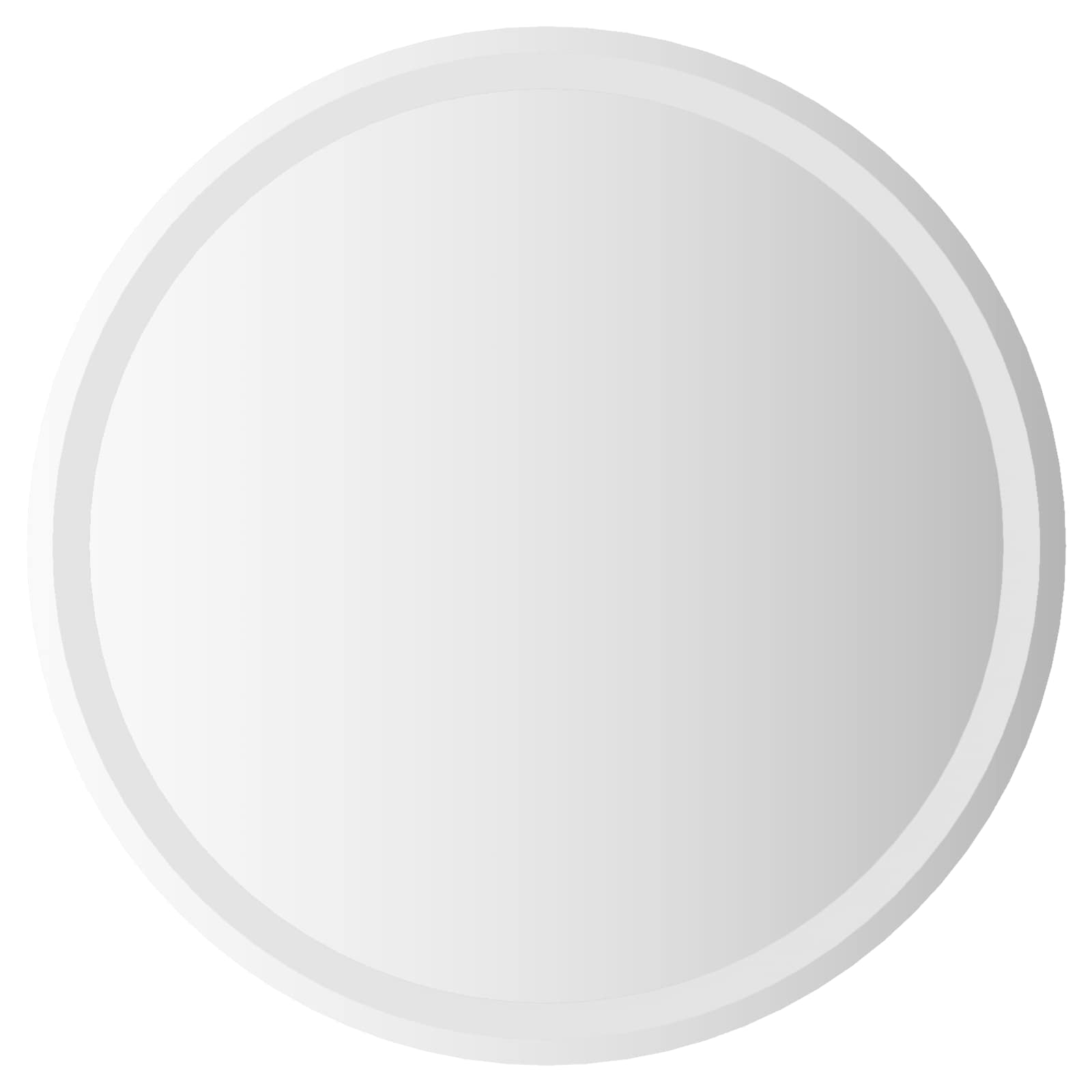 Specchio da bagno LED Trasparente Ø 70 cm vetro temperato