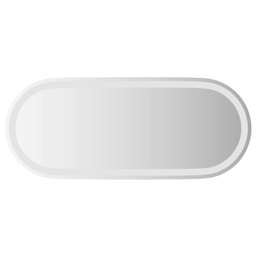 Specchio da bagno LED Trasparente 90 x 40 cm vetro temperato