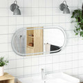Specchio da bagno LED Trasparente 100 x 45 cm vetro temperato