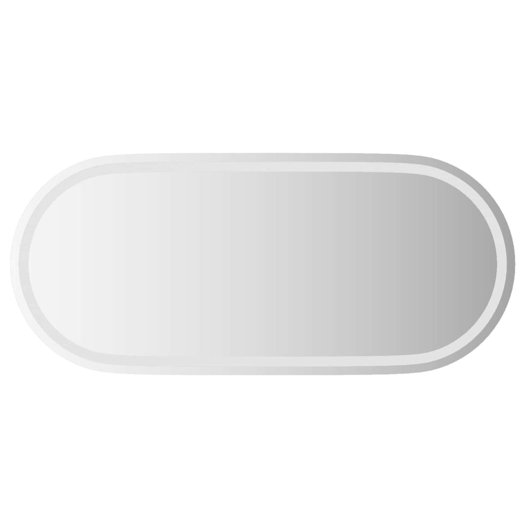 Specchio da bagno LED Trasparente 100 x 45 cm vetro temperato