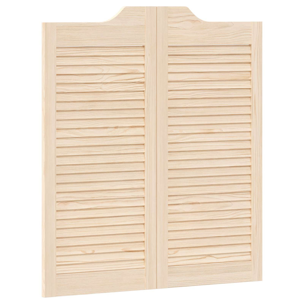 Porte Swing Naturale 90 x 40 cm Legno Massello di Pino