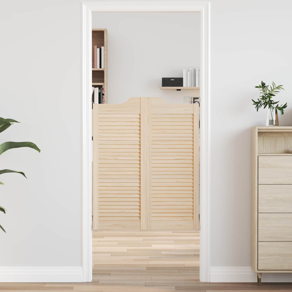 Porte Swing Naturale 100 x 40 cm Legno Massello di Pino