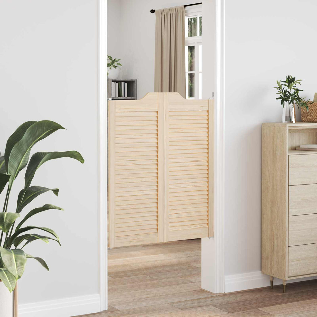 Porte Swing Naturale 100 x 40 cm Legno Massello di Pino