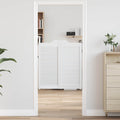 Porte Swing Bianco 90 x 40 cm Legno Massello di Pino