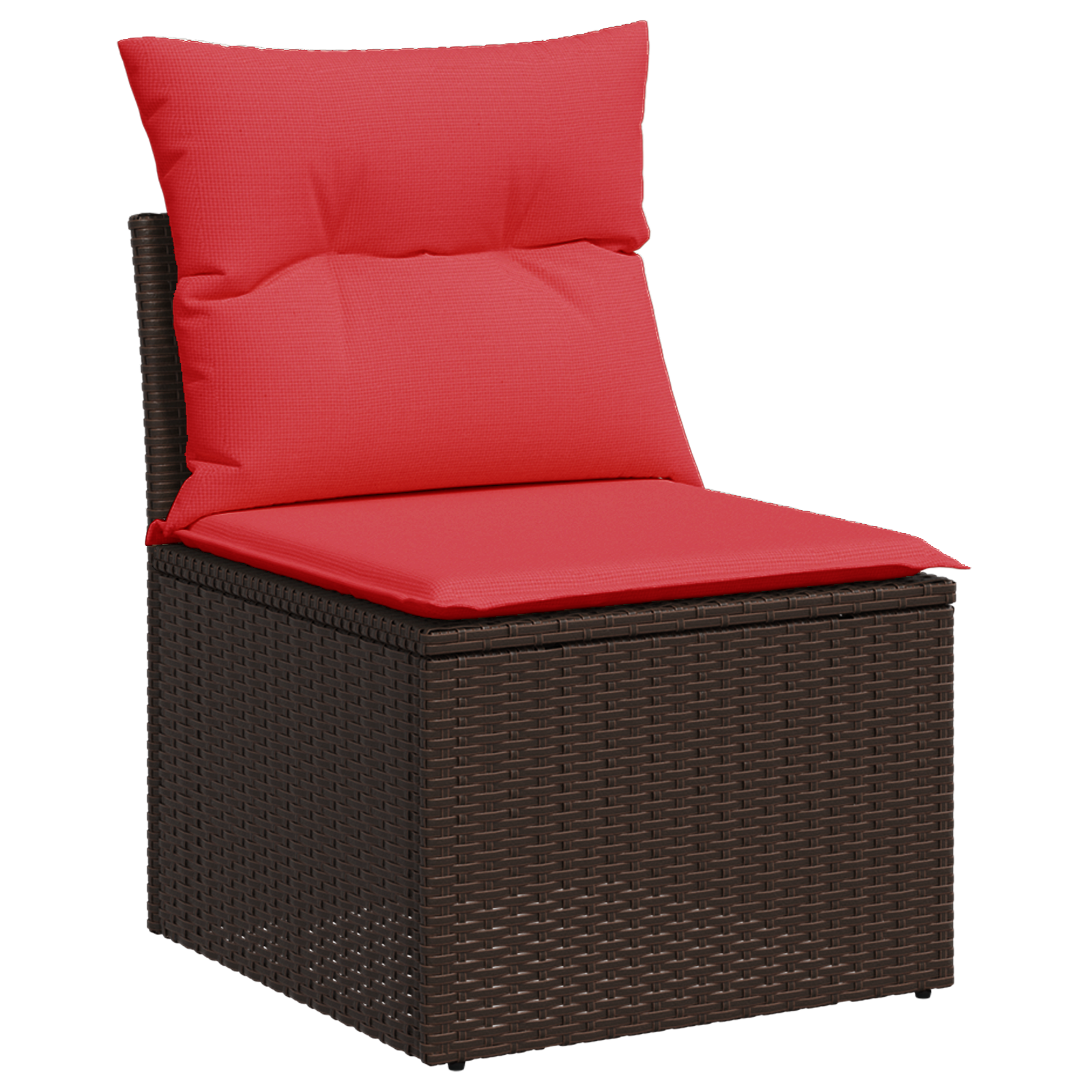 | Divano da giardino | Marrone 55 x 62 x 69 cm polyrattan